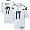 Image of Philip Rivers Los Angeles Chargers Game Jersey - White