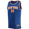 Image of Allonzo Trier New York Knicks Branded Fast Break Jersey - Icon Edition - Blue