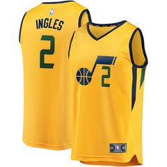 Joe Ingles Utah Jazz Branded Fast Break Player Jersey Gold - Statement Edition