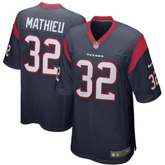 Tyrann Mathieu Houston Texans Game Jersey  Navy