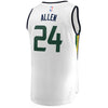 Image of Grayson Allen Utah Jazz Branded Fast Break Jersey White - Association Edition