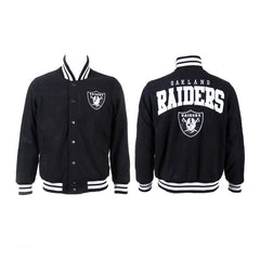 Oakland Raiders Black Bomber Hoodie 2018 - 2019