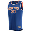 Image of Kevin Knox New York Knicks Branded Fast Break Jersey - Icon Edition - Blue