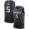 Image of De'Aaron Fox Sacramento Kings Swingman Jersey - Statement Edition – Black