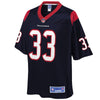 Image of AJ Moore Houston Texans NFL Pro Line Player Jersey  Navy