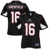 Image of Trent Sherfield Arizona Cardinals Pro Line Women's Player Jersey – Black 2018/2019