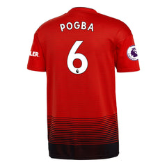 Paul Pogba Manchester United 2018/19 Home Player Jersey – red