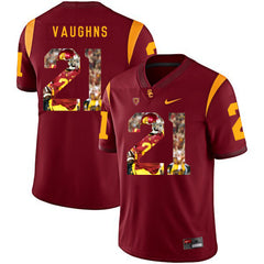 USC Tyler Vaughns 21 Scarlet Jersey 2018 - 2019