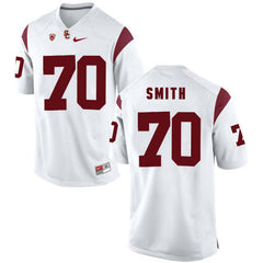 USC Tyron Smith 70 White Jersey 2018-2019