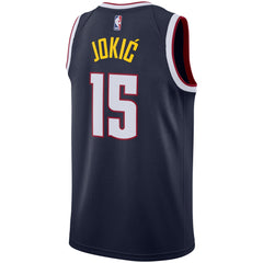 Nikola Jokic Denver Nuggets Navy Swingman Jersey 2018 - 2019