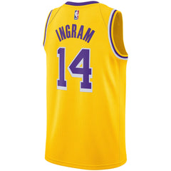 Brandon Ingram Los Angeles Lakers Gold Swingman Jersey 2018 - 2019