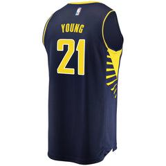 Thaddeus Young Indiana Pacers Navy Swingman Jersey 2018 - 2019