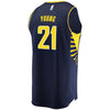 Image of Thaddeus Young Indiana Pacers Navy Swingman Jersey 2018 - 2019