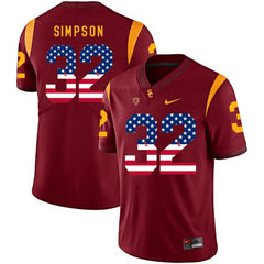 USC O.J. Simpson 32 Scarlet Jersey 2018 - 2019