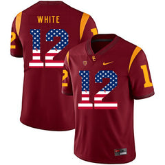 USC Charles White 12 Scarlet Jersey 2018 - 2019