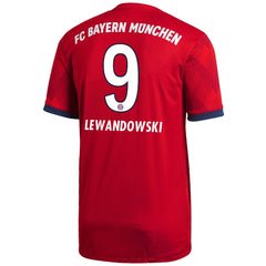 Robert Lewandowski Bayern Munich 2018/19 Home Player Jersey – Red