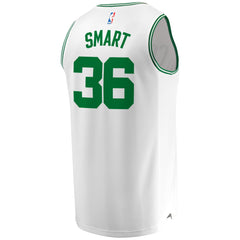 Marcus Smart Boston Celtics White Swingman Jersey 2018 - 2019