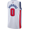 Image of Andre Drummond Detroit Pistons White Swingman Jersey 2018 - 2019