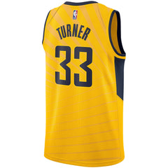 Myles Turner Indiana Pacers Gold Swingman Jersey 2018 - 2019