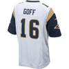 Image of Los Angeles Rams Jared Goff White Jersey 2018 - 2019