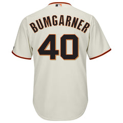 Madison Bumgarner San Francisco Giants Majestic Cool Base Player Jersey - Cream