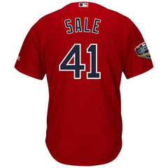 Chris Sale Boston Red Sox Majestic 2018 World Series Cool Base Player Jersey – Scarlet