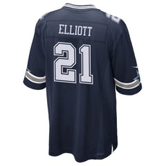 Dallas Cowboys Ezekiel Elliott Navy Jersey 2018 - 2019