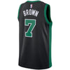 Image of Jaylen Brown Boston Celtics Black Swingman Jersey 2018 - 2019