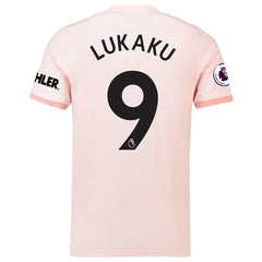 Romelu Lukaku Manchester United 2018/19 Away Player Jersey – Coral