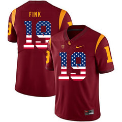 USC Matt Fink 19 Scarlet Jersey 2018-2019