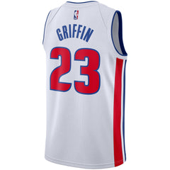 Blake Griffin Detroit Pistons White Swingman Jersey 2018 - 2019