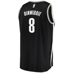 Spencer Dinwiddie Brooklyn Nets Black Swingman Jersey 2018 - 2019