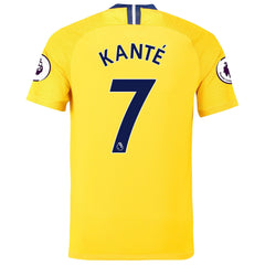 N'Golo Kante Chelsea 2018/19 Away Player Jersey – Yellow