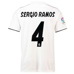 Sergio Ramos Real Madrid 2018/19 Home Player Jersey – white