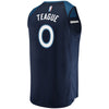 Image of Jeff Teague Minnesota Timberwolves Navy Swingman Jersey 2018 - 2019