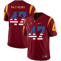 USC Clay Matthews 47 Scarlet Jersey 2018 - 2019