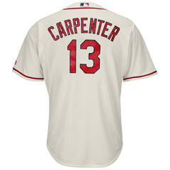 Matt Carpenter St. Louis Cardinals Majestic Cool Base Player Jersey - Cream