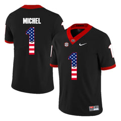 Sony Michel 1 Black Georgia Tech Jersey 2018 - 2019