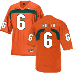 Miami Hurricanes Miller 6 Orange Jersey 2018 - 2019