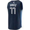 Image of Luka Doncic Dallas Mavericks Navy Swingman Jersey 2018 - 2019