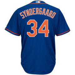 Noah Syndergaard New York Mets Majestic Official Cool Base Player Jersey - Royal