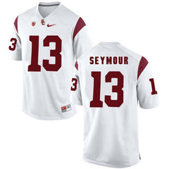 USC Kevon Seymour 13 White Jersey 2018 - 2019