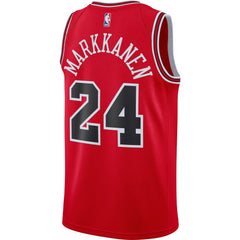 Lauri Markkanen Chicago Bulls Red Swingman Jersey 2018 - 2019