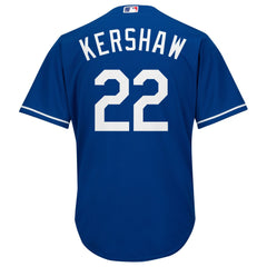 Clayton Kershaw Los Angeles Dodgers Majestic Official Cool Base Player Jersey - Royal