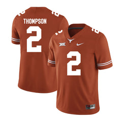 Texas Longhorns Mykkele Thompson 2 Brunt Orange Jersey 2018 - 2019