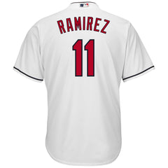 Jose Ramirez Cleveland Indians Majestic Cool Base Home Player Jersey - White