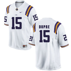 LSU Malachi Dupre 15 White Jersey 2018 - 2019