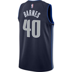 Harrison Barnes Dallas Mavericks Navy Swingman Jersey 2018 - 2019