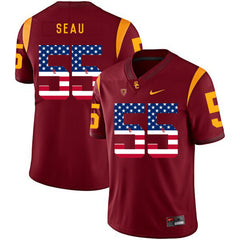 USC Junior Seau 55 Scarlet Jersey 2018 - 2019