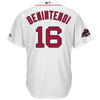 Image of Andrew Benintendi Boston Red Sox Majestic 2018 World Series Champions Team Logo Player Jersey – White